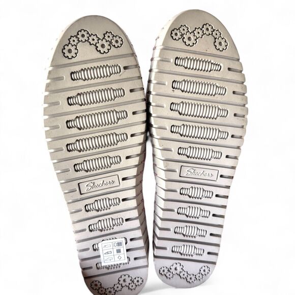 Skechers Slippers Women's Size 9 Blush Pink Suede Faux Fur Slip On Mule NEW - Picture 10 of 11